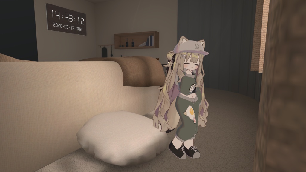 PoteLab Cozy Series #01_Cozy Snap Cat – for Chibi Avatars