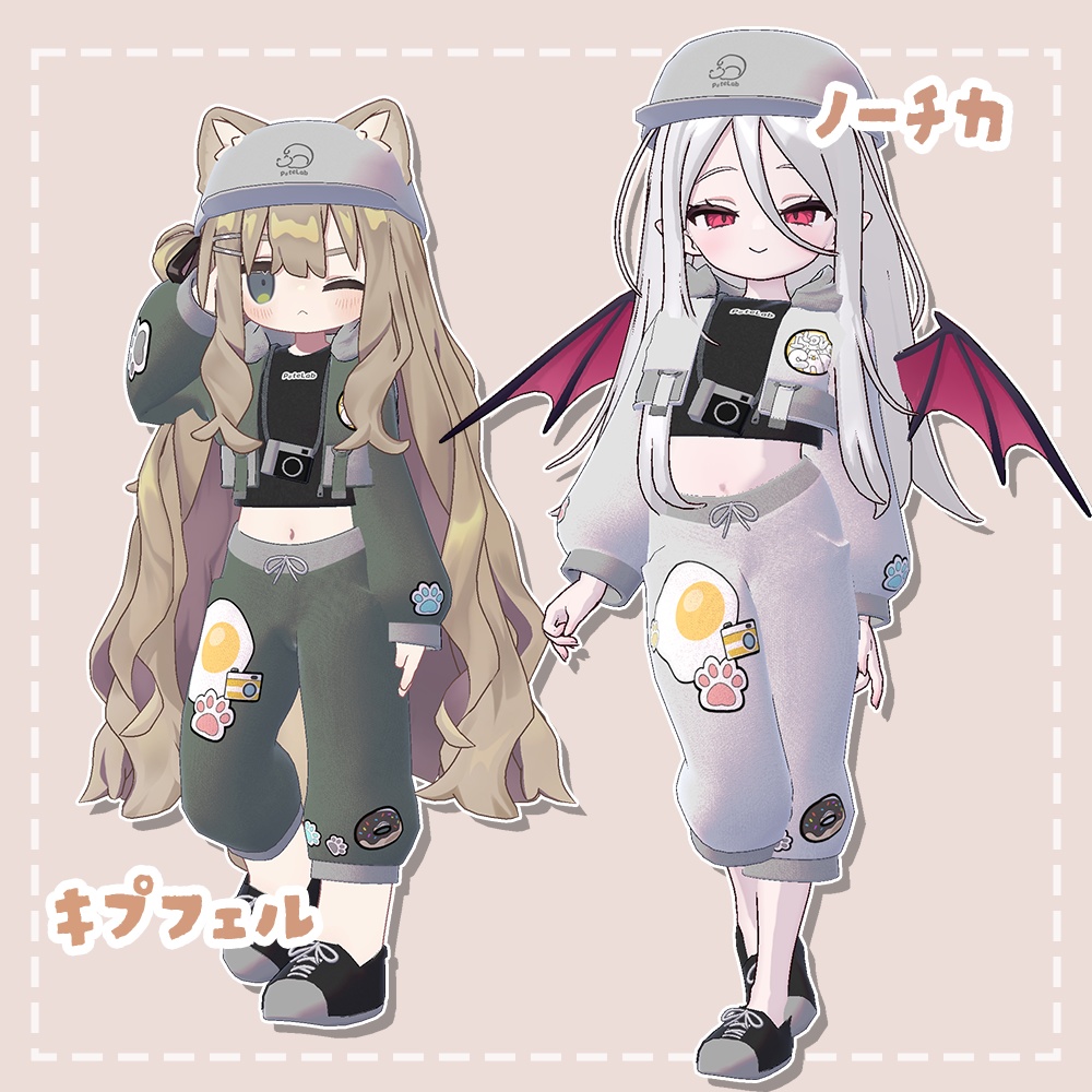 PoteLab Cozy Series #01_Cozy Snap Cat – for Chibi Avatars