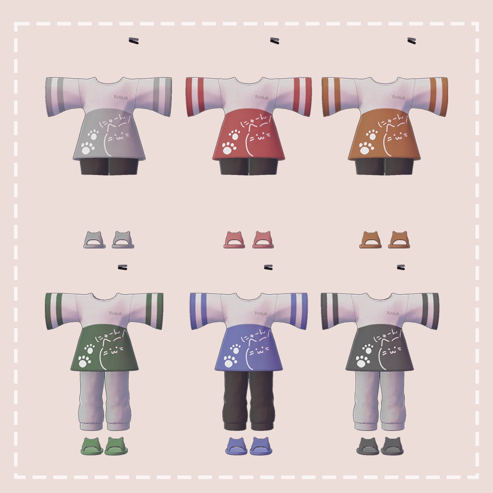 PoteLab Cozy Series #02_Cozy Pajama Cat