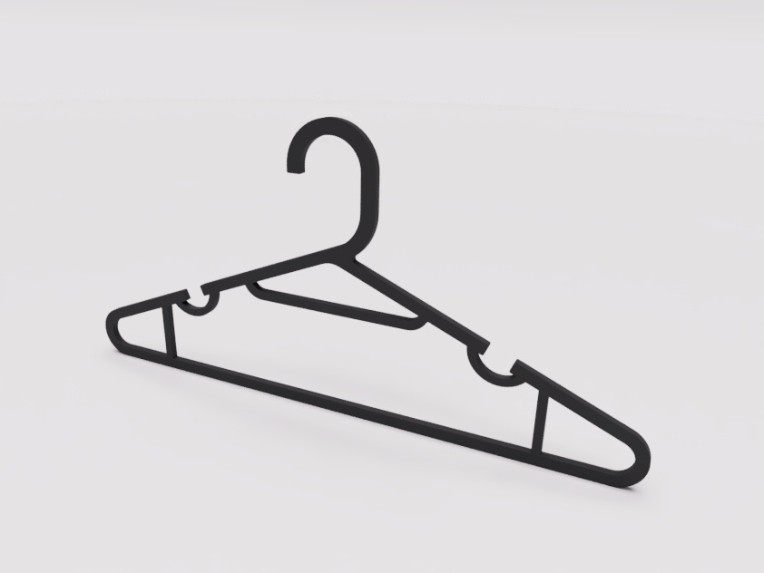 ハンガーの３Dcadデータ（stl）