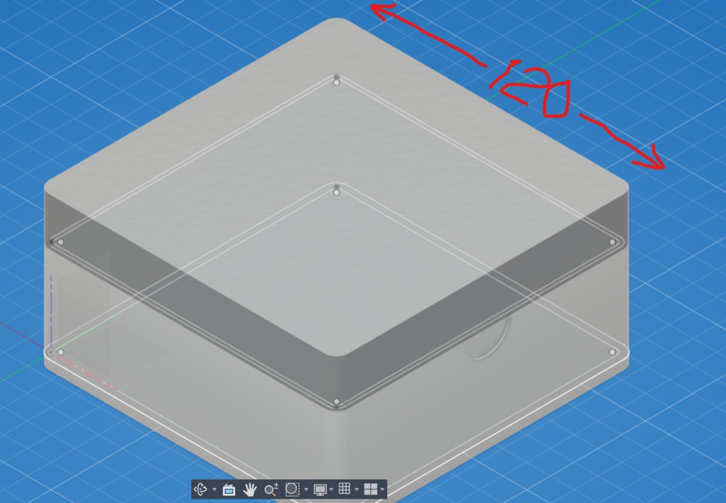 【Fusion 360 / パラメトリック】小物ケース