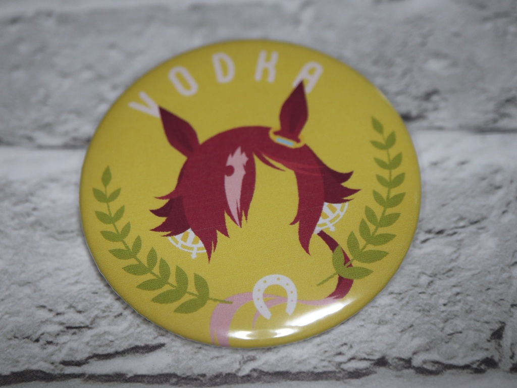 ウオッカ　ウマ娘　缶バッチ