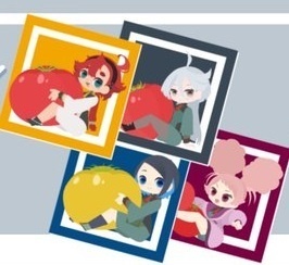 水星の魔女 キャラクターシール4種セット