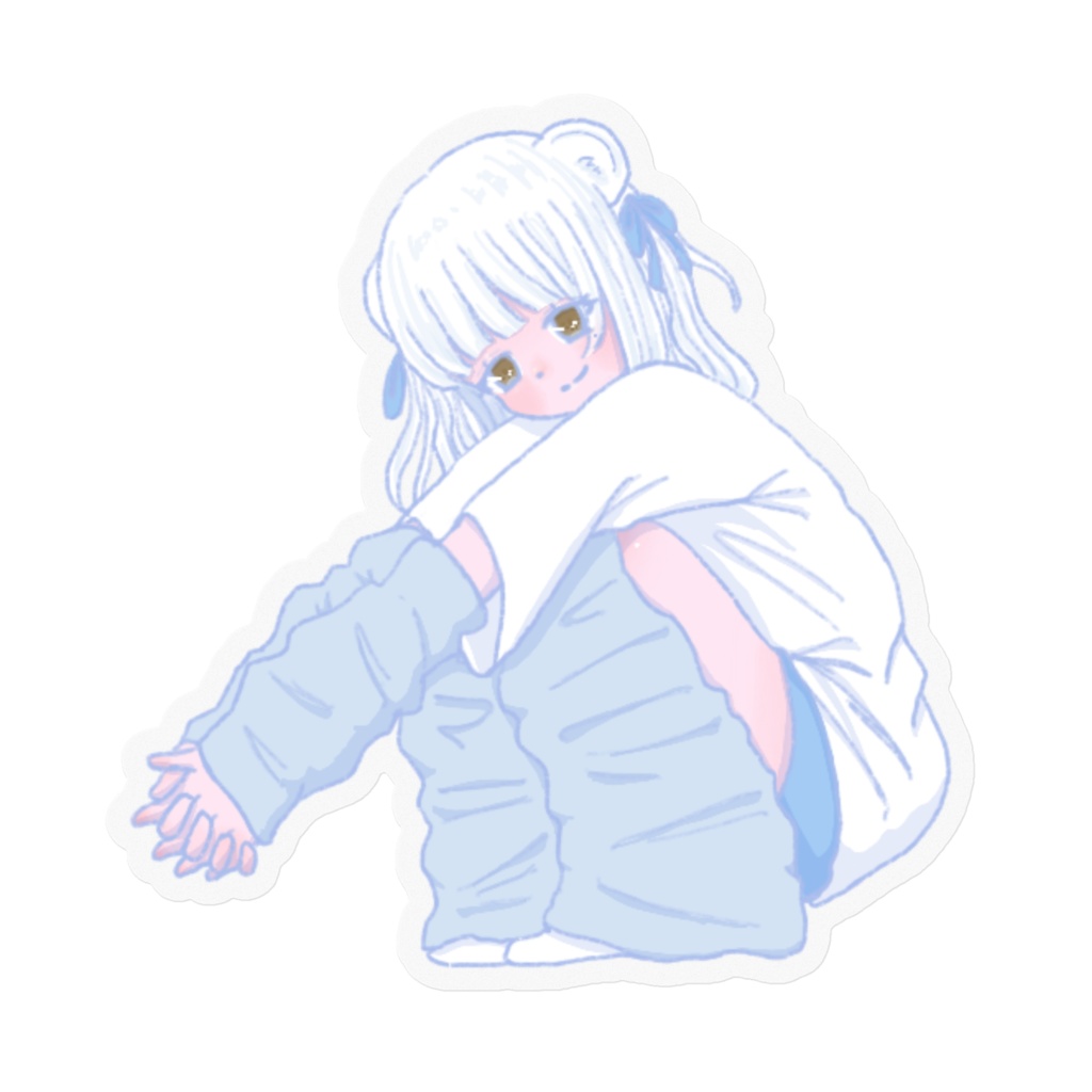 オコジョちゃんステッカー