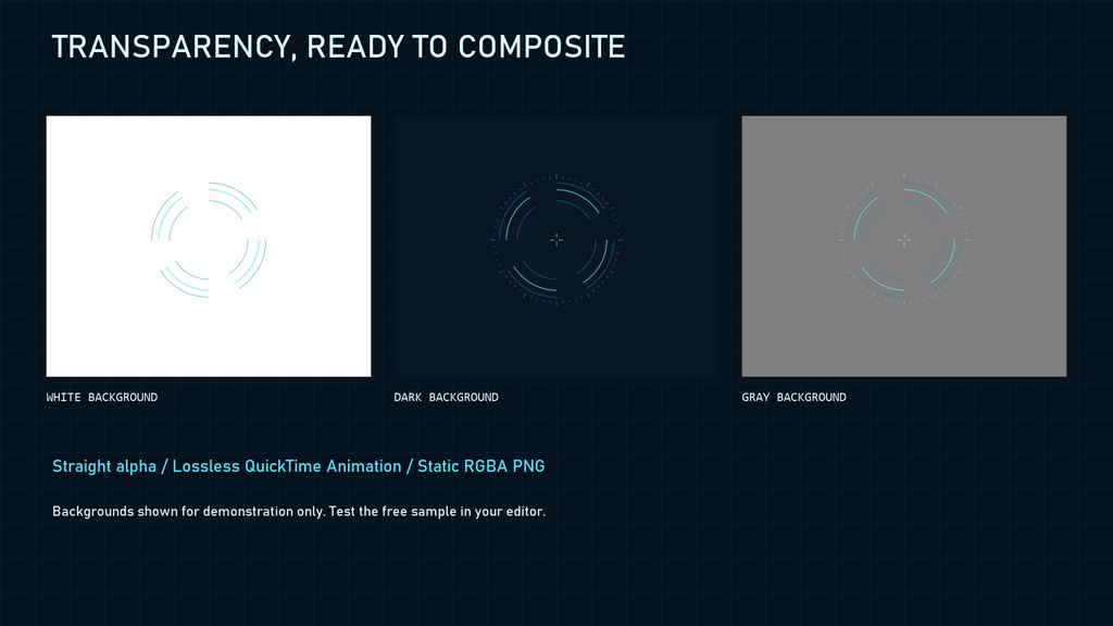 CYBER HUD / VFX 30 — Cyan Circuit Edition|透過MOV+PNG・商用利用可