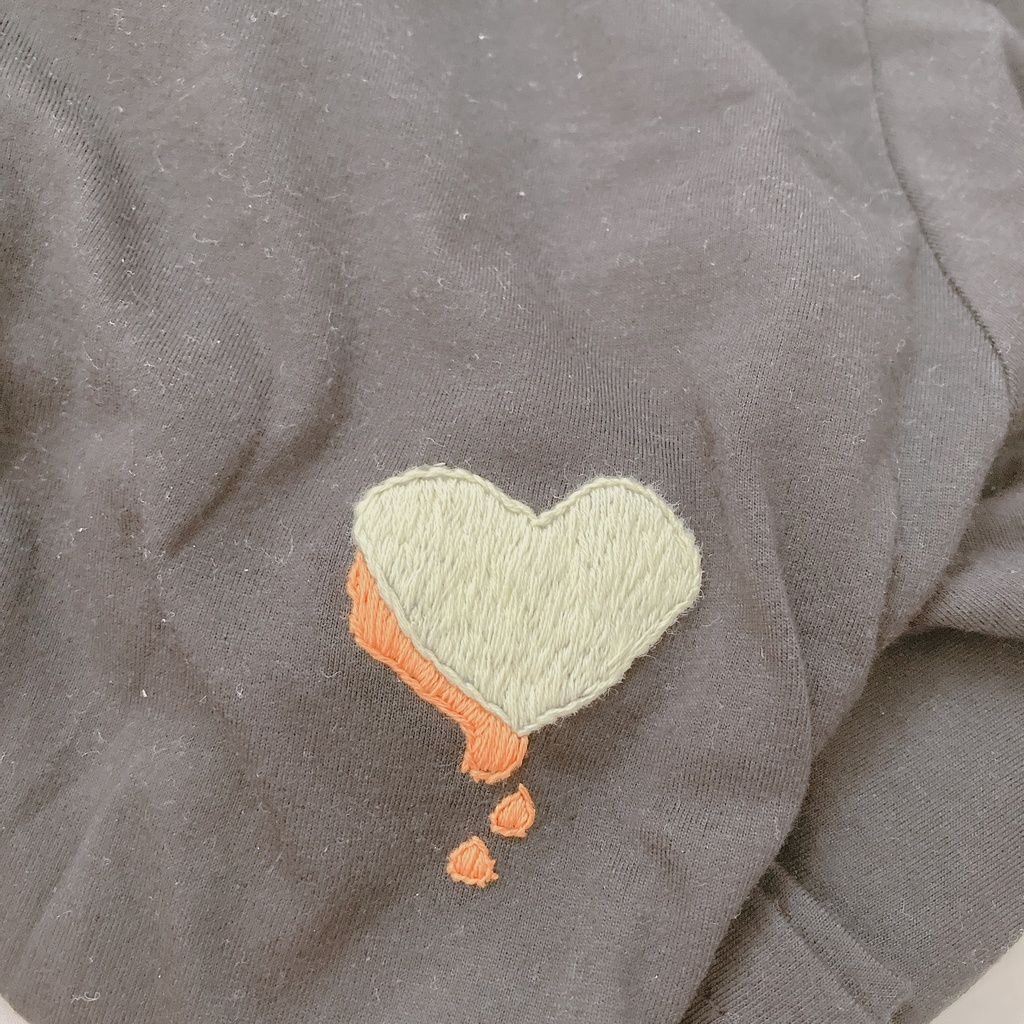 レモンハート刺繍Tシャツ