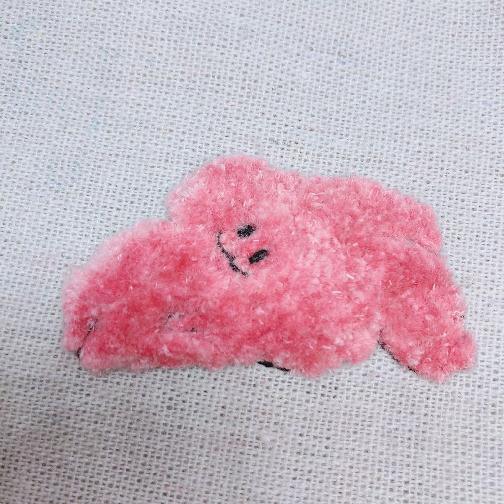 やる気なしうさぎ巾着