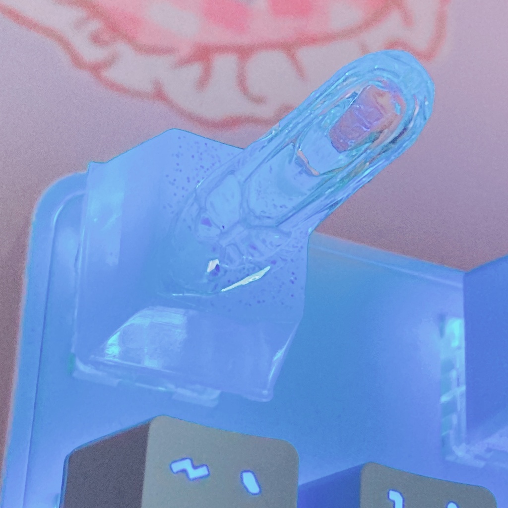 ガラスの靴キーキャップ