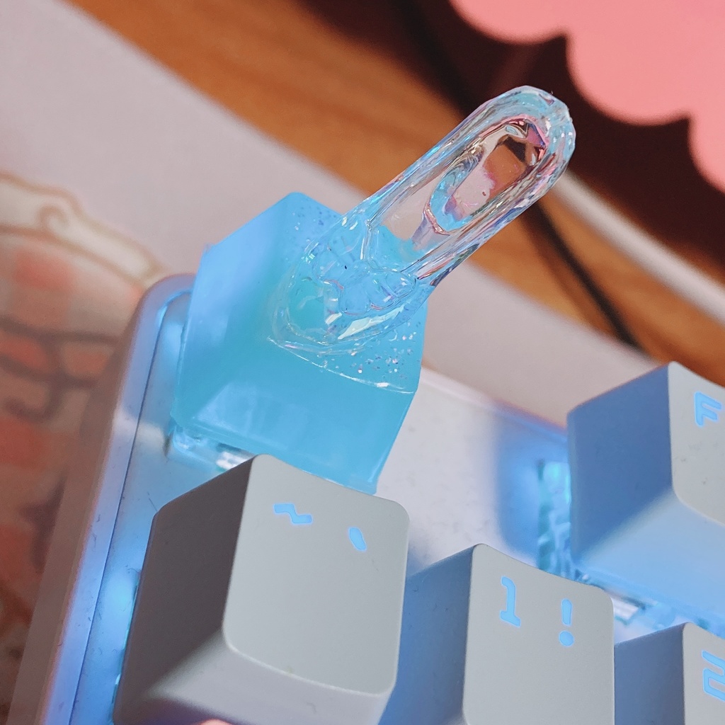 ガラスの靴キーキャップ