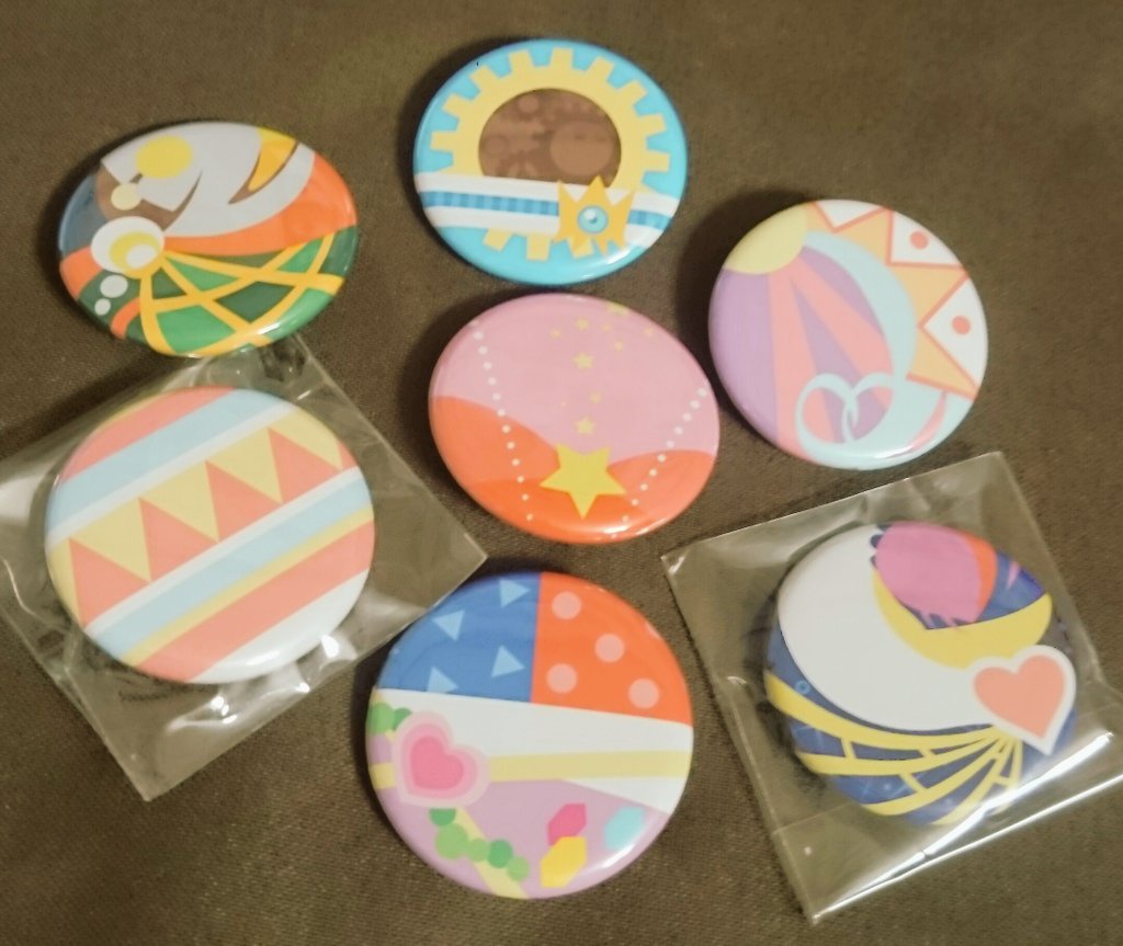 【処分SALE】キャラモチーフ同人缶バッジ