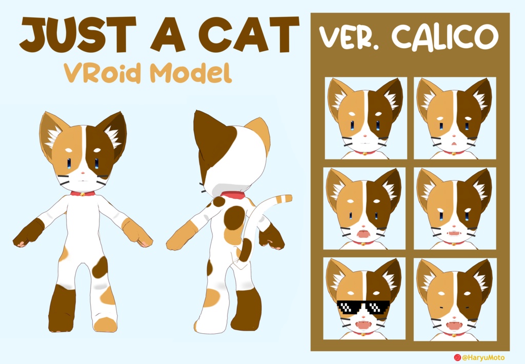 猫 CAT VRoid model for streaming