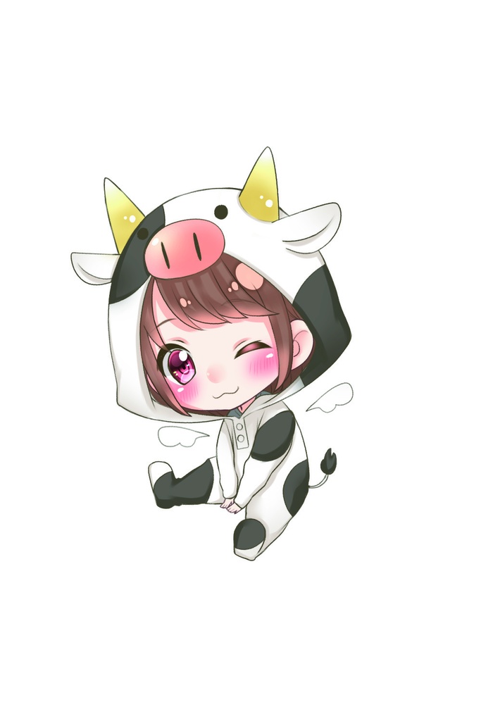 牛さんアクキー