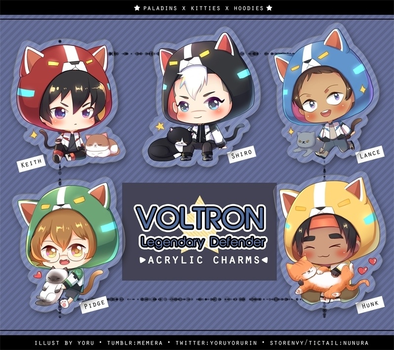 voltronアクリルキーホルダー