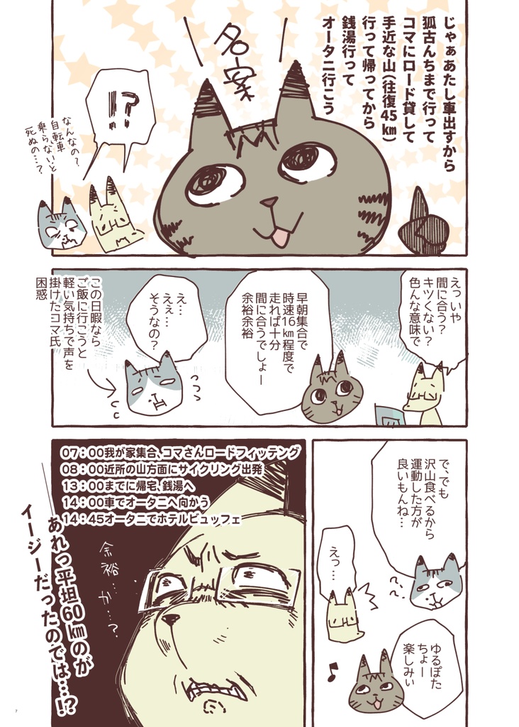 エロ漫画家をロードバイクに乗せてみた。