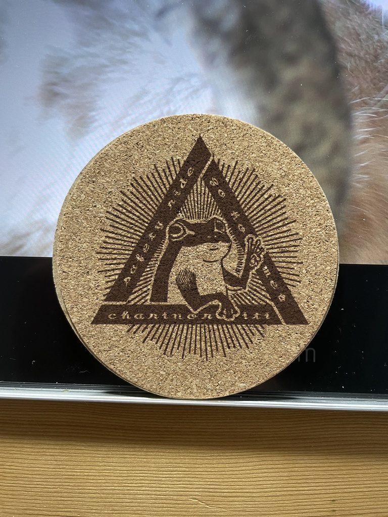 無事カエル印コルクコースター