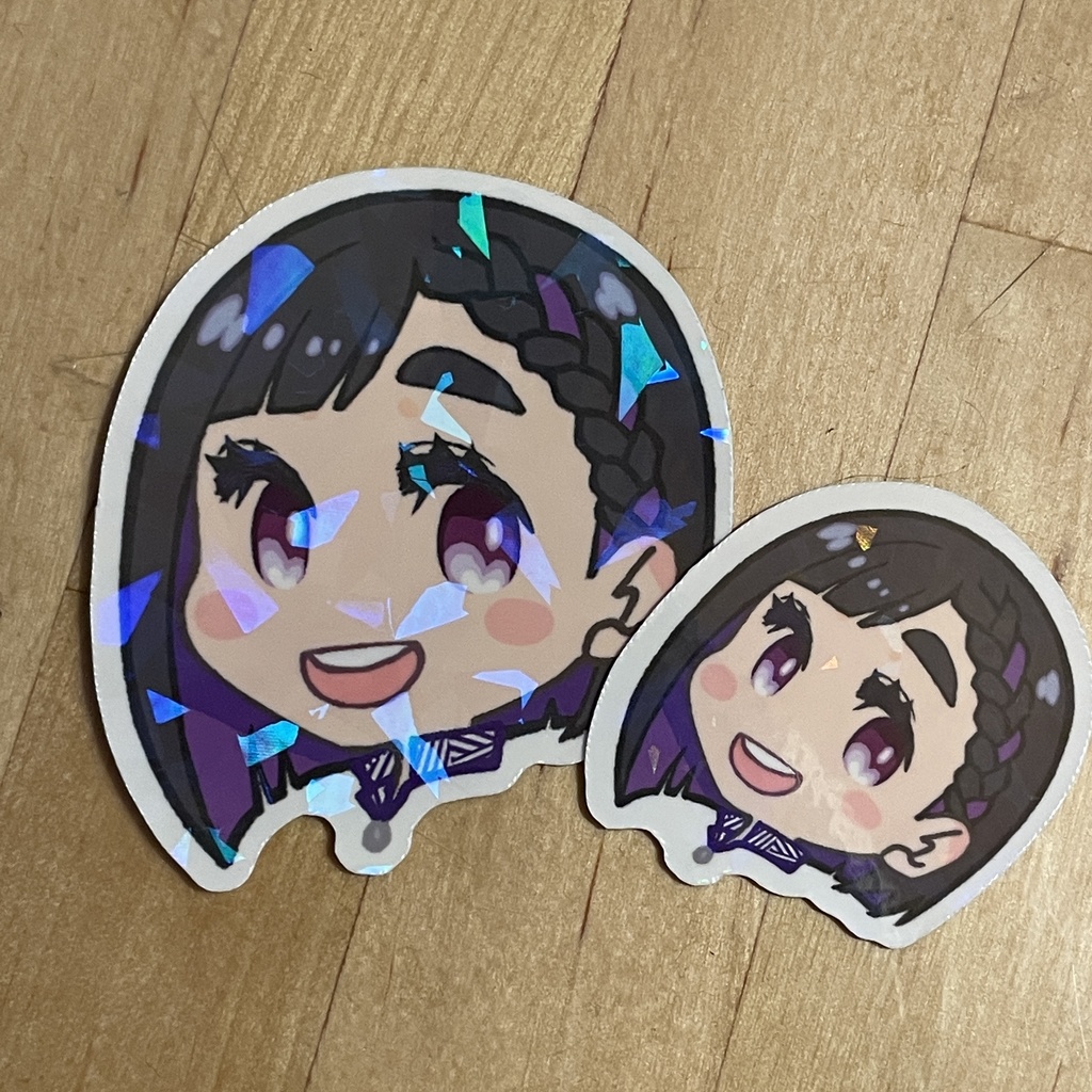 チャリ飯ホロステッカー