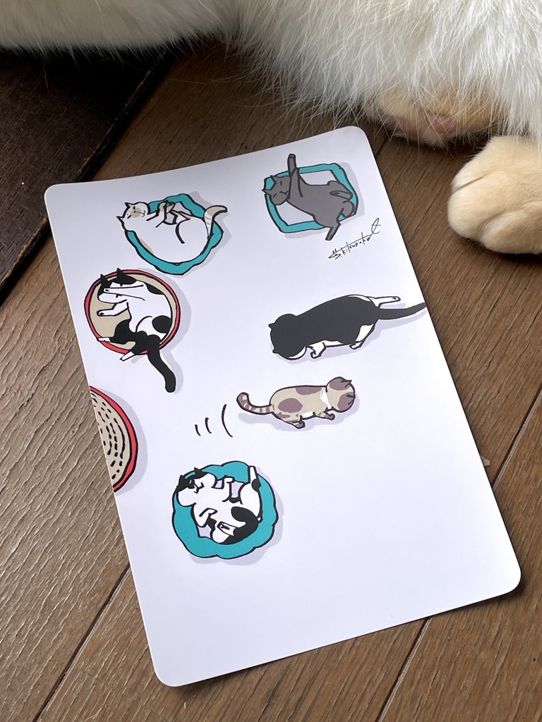 猫ポストカード　