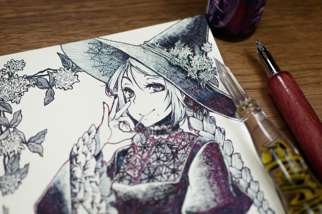 【原画】金木犀と魔女と輪花ちゃん