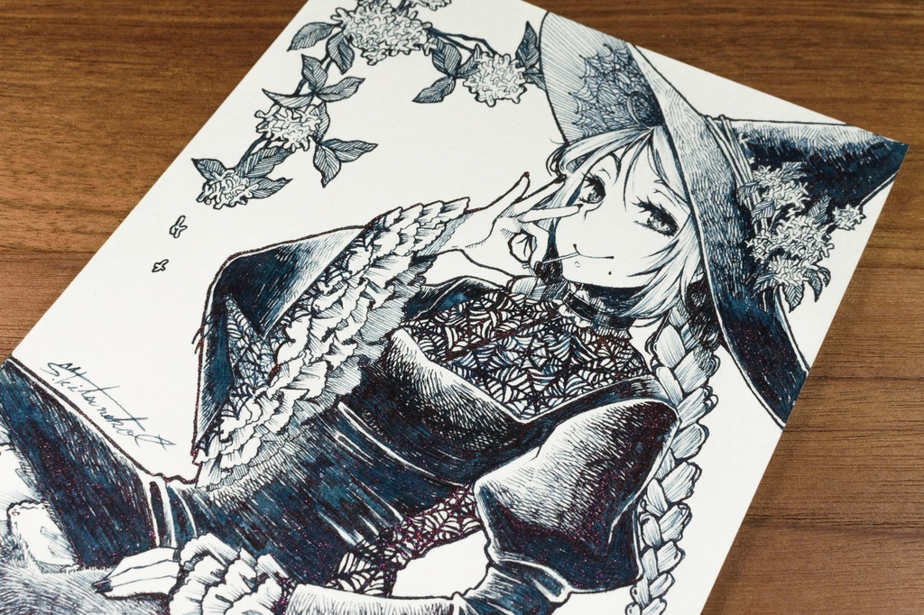 【原画】金木犀と魔女と輪花ちゃん