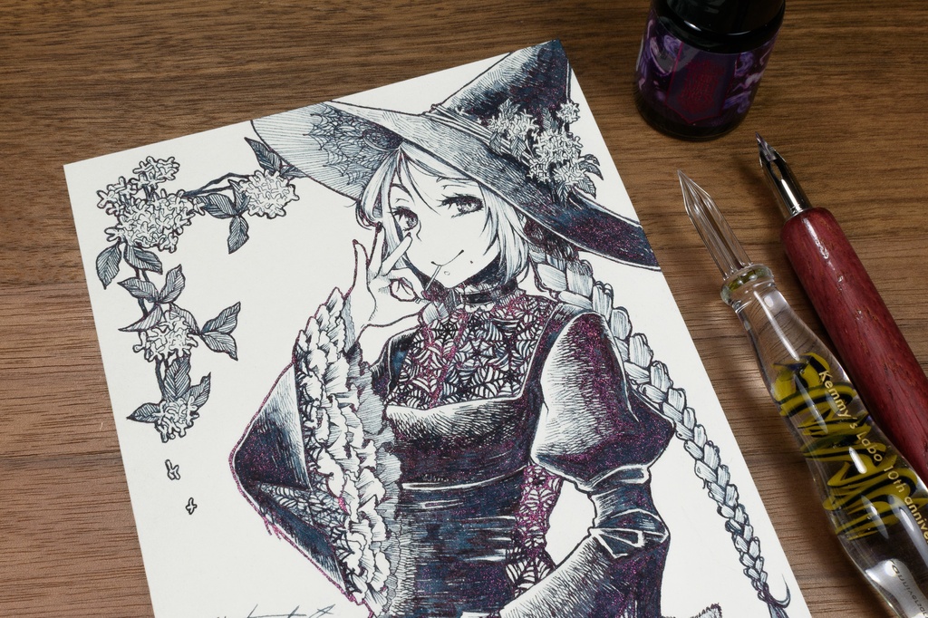 【原画】金木犀と魔女と輪花ちゃん