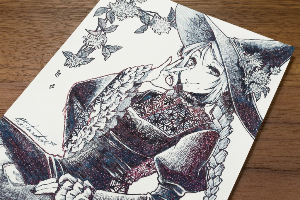 【原画】金木犀と魔女と輪花ちゃん
