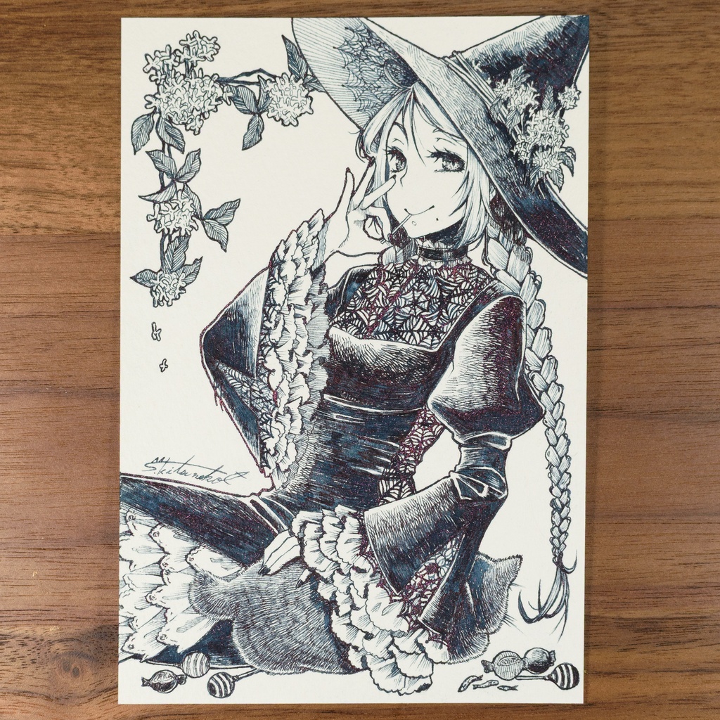 【原画】金木犀と魔女と輪花ちゃん