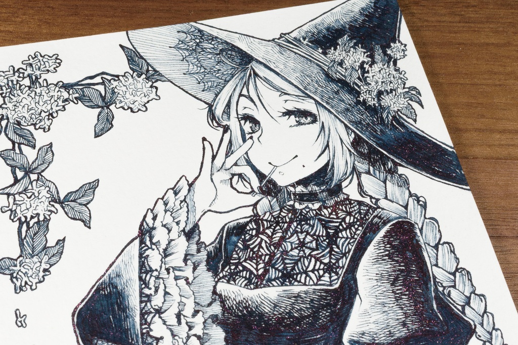 【原画】金木犀と魔女と輪花ちゃん