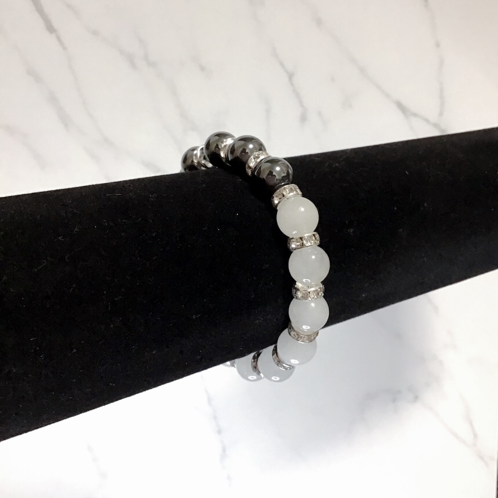 碧棺左馬刻風 天然石ブレスレット