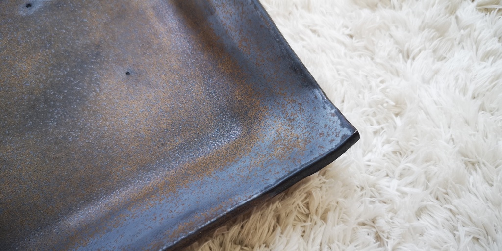 19cm平皿・プレート(黒):サラダ、デザートプレート、お菓子の盛り合わせ用などにどうぞ