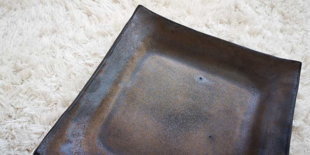 19cm平皿・プレート(黒):サラダ、デザートプレート、お菓子の盛り合わせ用などにどうぞ