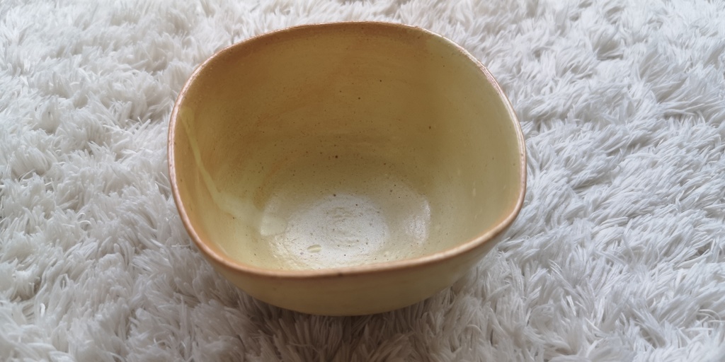 9cm小鉢・スクエア(黄色):おひたしなど副菜用の器にどうぞ