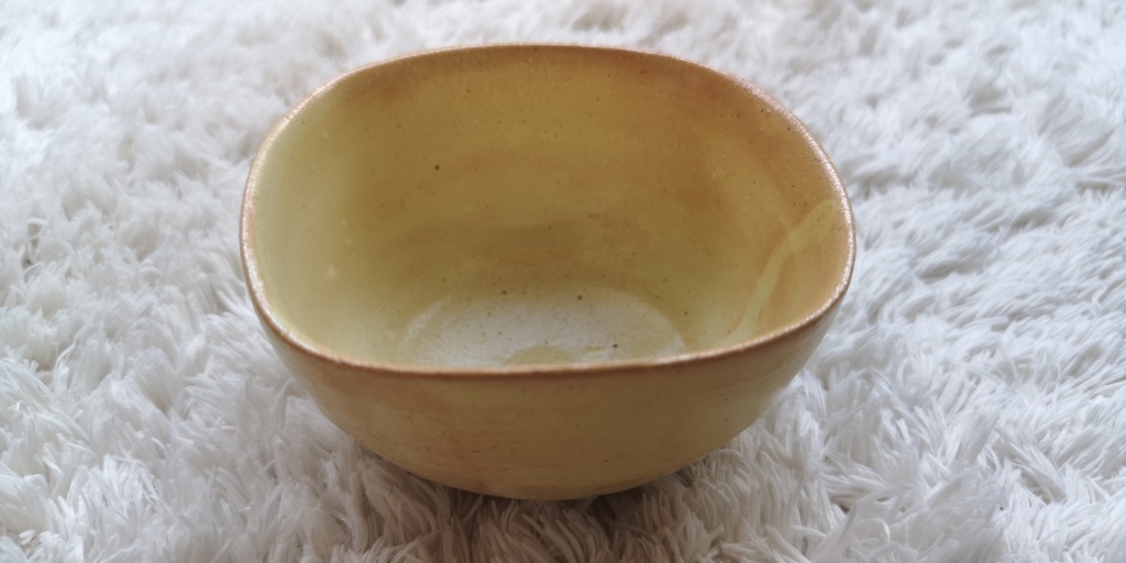 9cm小鉢・スクエア(黄色):おひたしなど副菜用の器にどうぞ