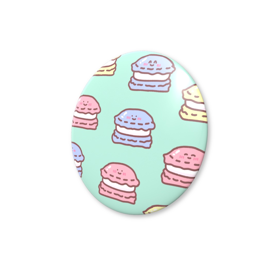 マカロン缶バッジ