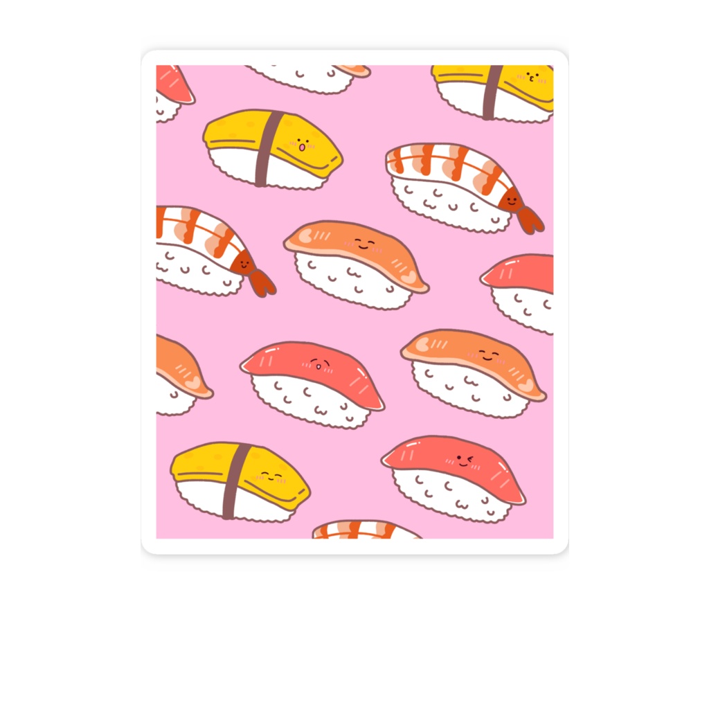 お寿司ステッカー