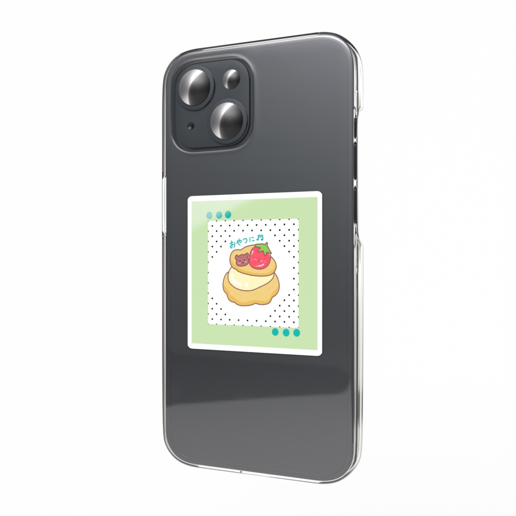 ご褒美シュークリームステッカー