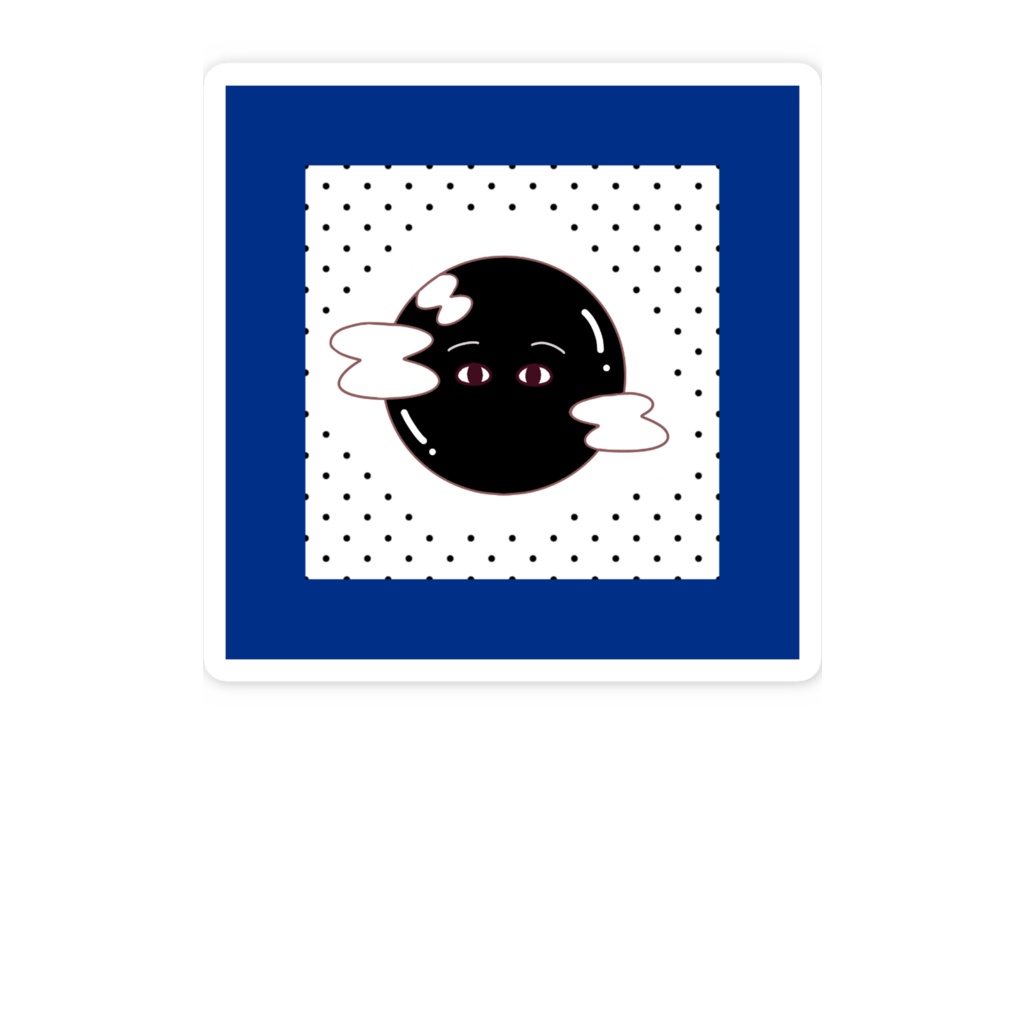 新月ちゃんステッカー