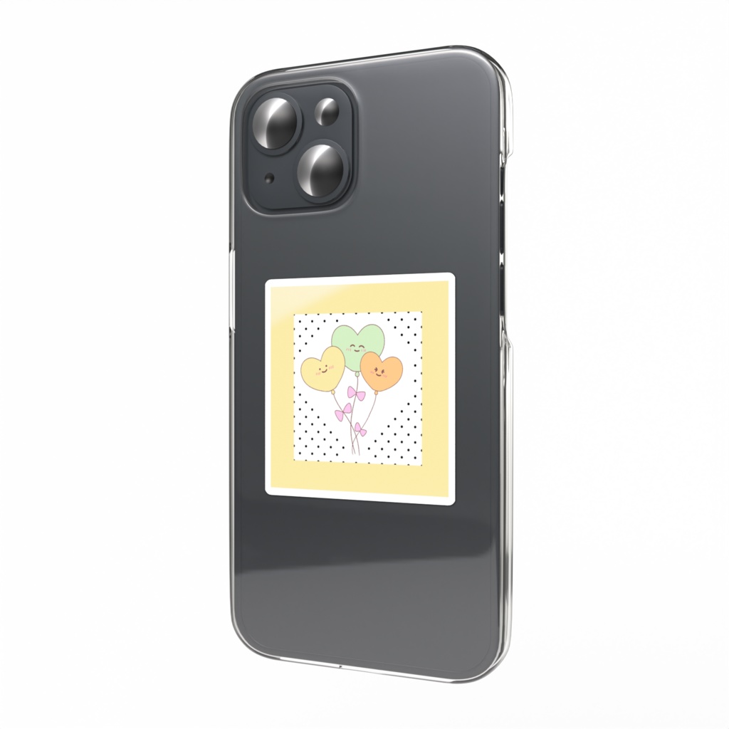 ハート風船ちゃんステッカー