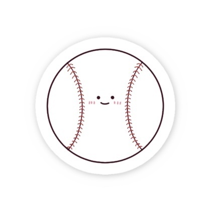 野球！ボールステッカー
