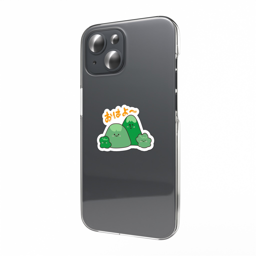 おはよ〜山ファミリーステッカー