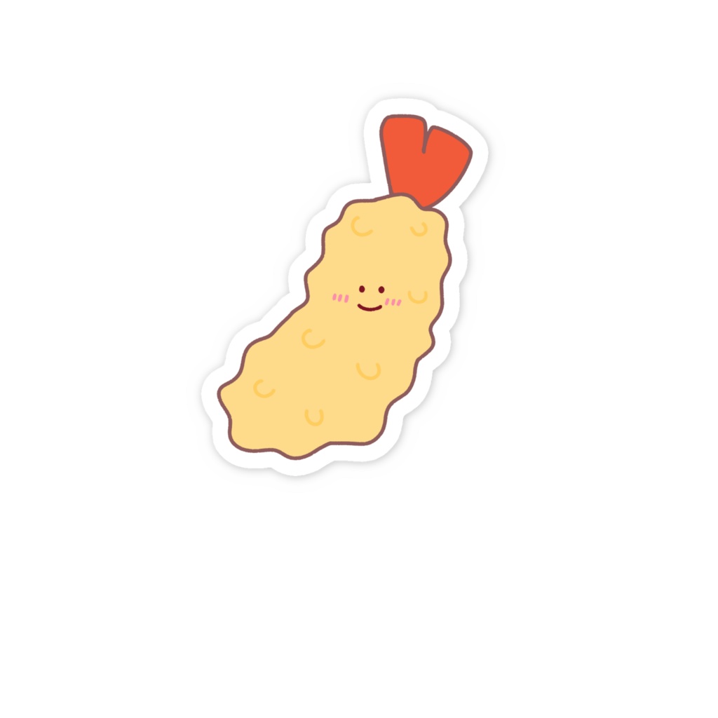 えび天ステッカー