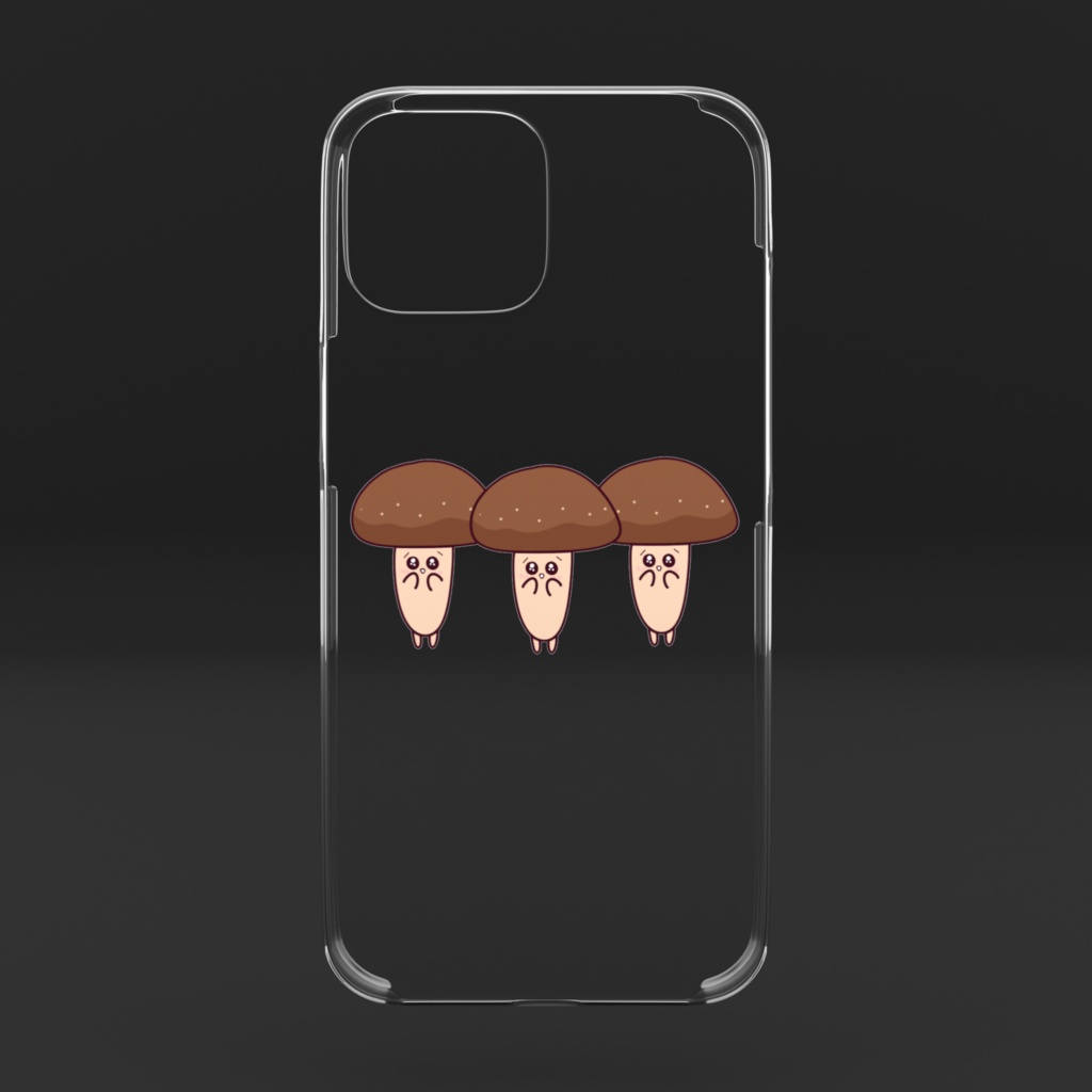 うるうるおめめきのこiPhone16ケース