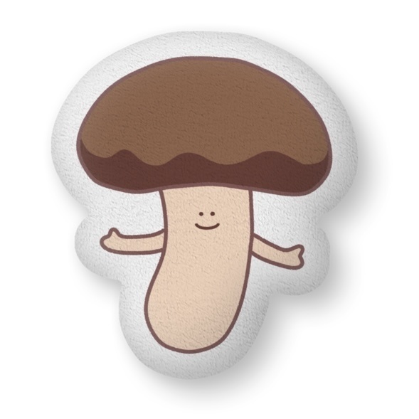 ゆるいきのこふかふかクッション
