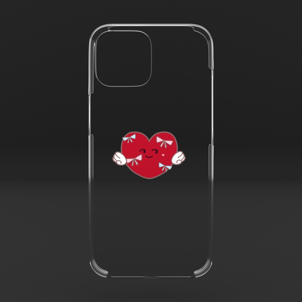 リボンハートちゃんiPhone15用ケース