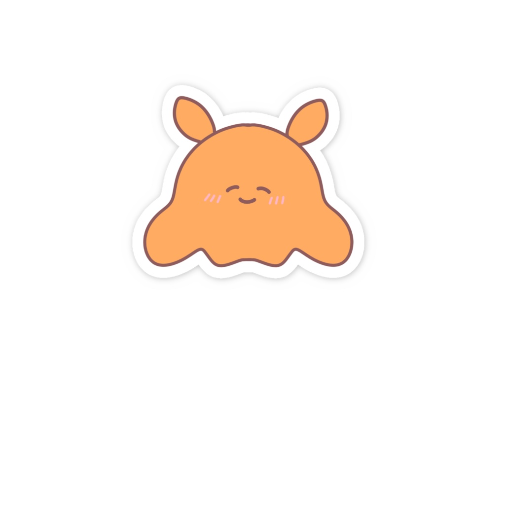 ほほえむメンダコちゃんステッカー