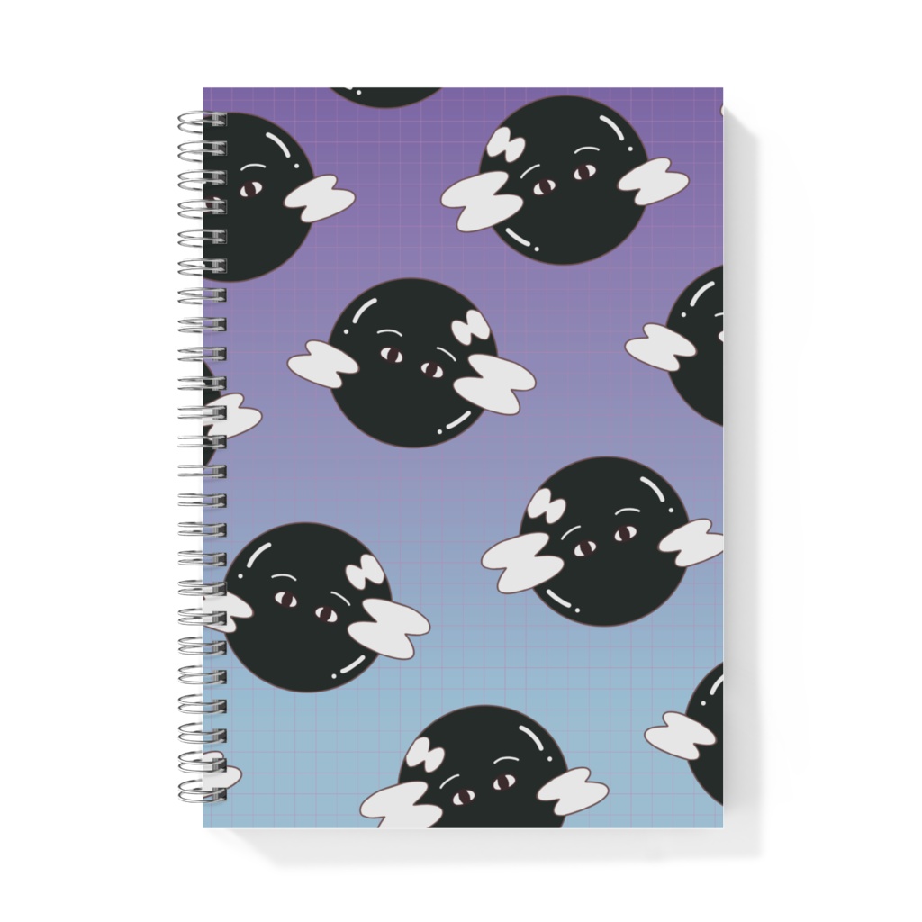 新月ちゃん柄A5リングノート