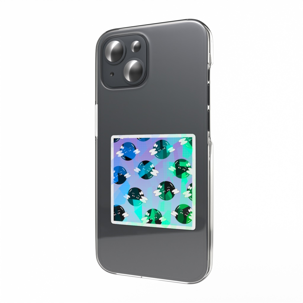 キラキラホログラム新月ちゃんステッカー