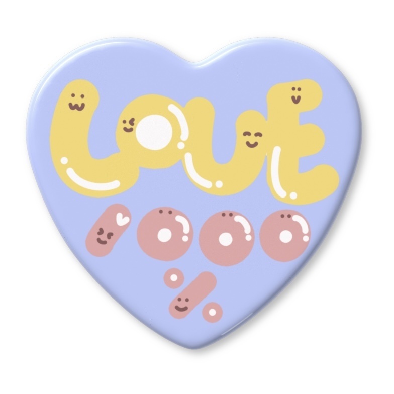 Love1000%缶バッジ