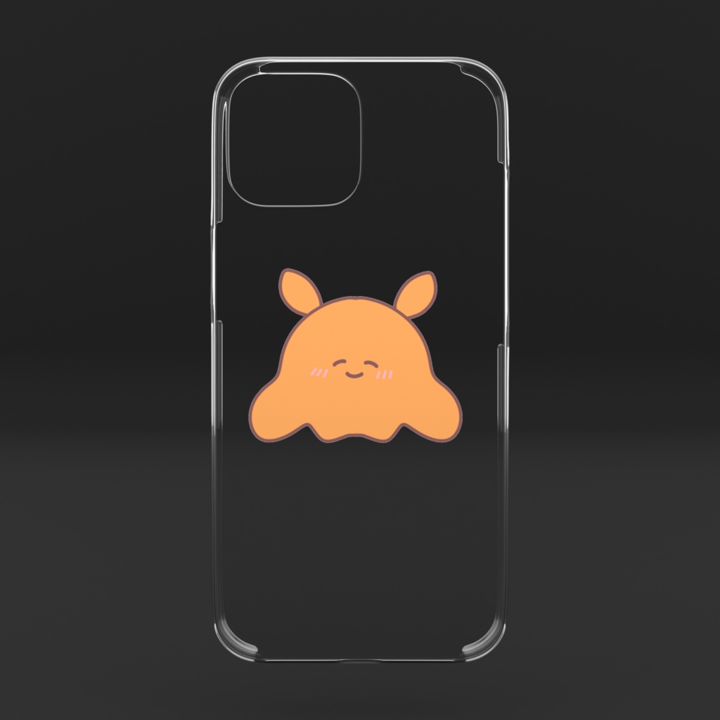 ほほえむメンダコスマホケース(iPhone16)