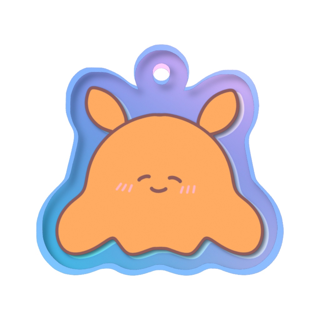 メンダコオーロラめじるしチャーム