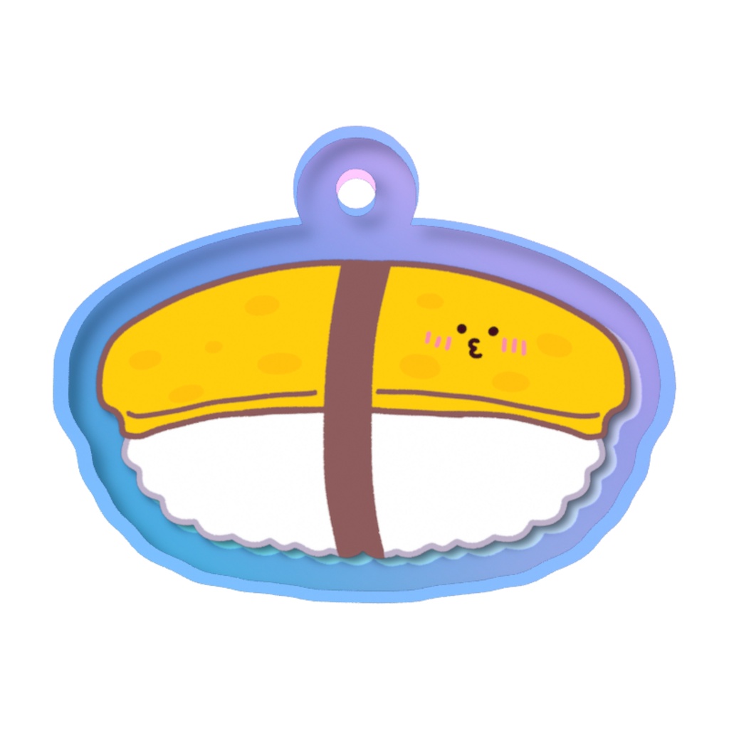 たまごのお寿司のオーロラめじるしチャーム